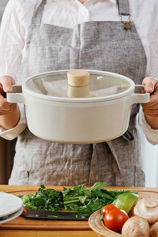 Fika Bej Tencere Ve Tava Seti 5 Parça - 7