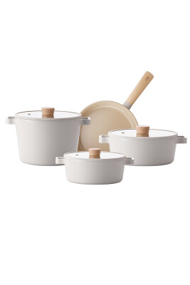 Fika Bej Tencere Ve Tava Seti 7 Parça - Neoflam