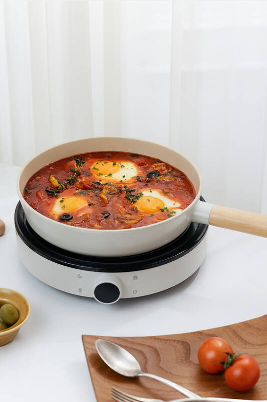 Fika Bej Tencere Ve Tava Seti 7 Parça - 6