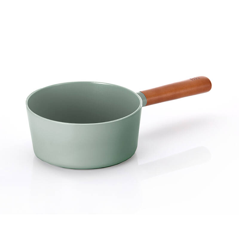 Fika Cam Kapaklı Alüminyum Döküm Sos Tenceresi 18 Cm Gri - 6