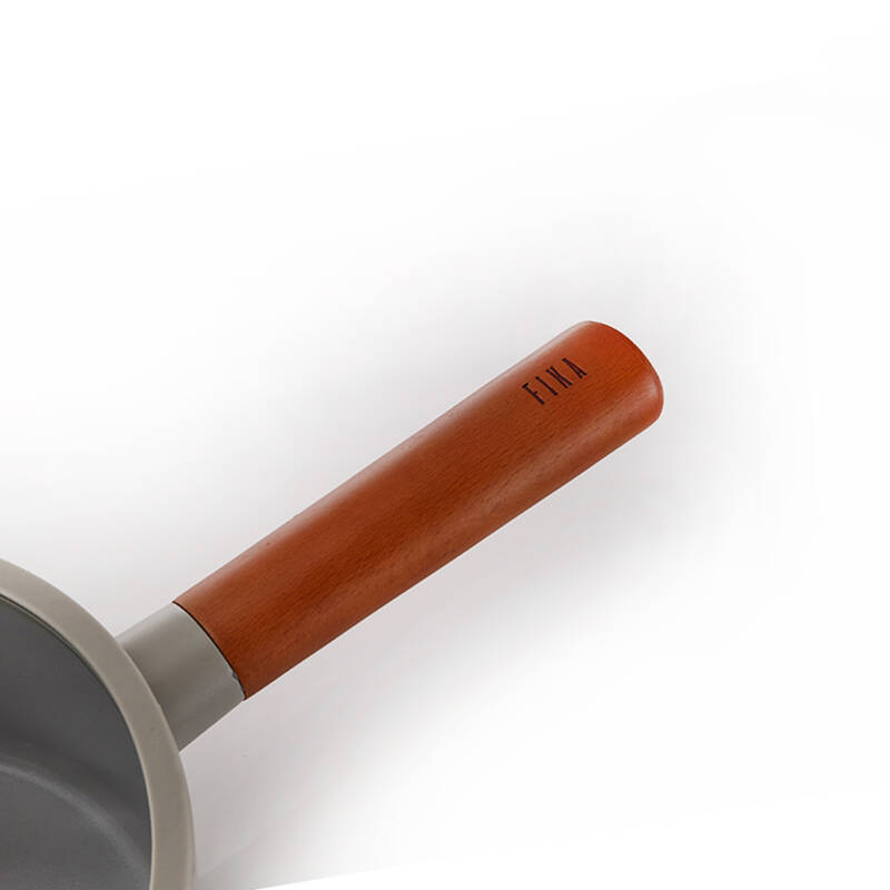 Fika Cam Kapaklı Alüminyum Döküm Sos Tenceresi 18 Cm Gri - 7