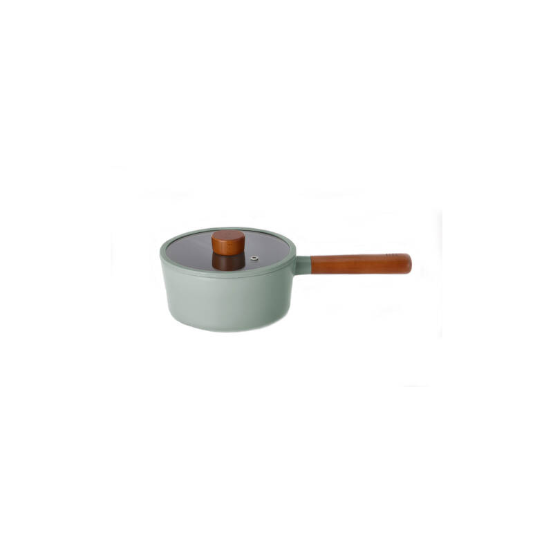 Fika Cam Kapaklı Alüminyum Döküm Sos Tenceresi 18 Cm Gri - 2