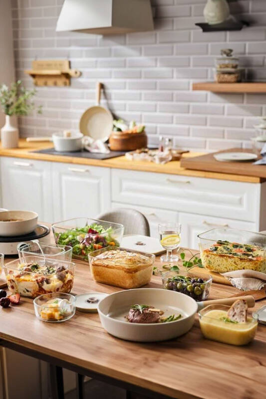 Fika Clık Dikdörtgen Saklama Kabı 1380Ml Bej - 6