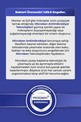 Fika Microban Kesme Tahtası Büyük 305*445*9 Mm Bej - 4