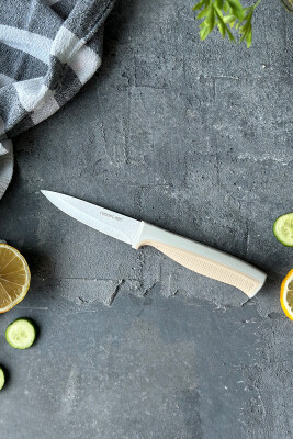 Fika Microban Çok Amaçlı Bıçak 13Cm, Bej - Neoflam