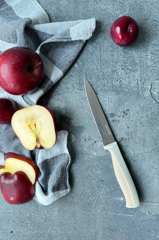 Fika Microban Çok Amaçlı Bıçak 13Cm, Bej - 5