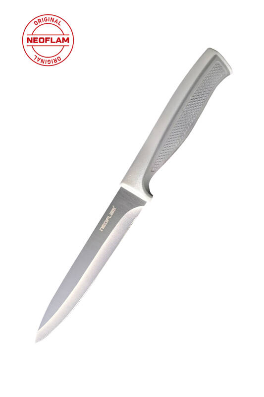 Fika Microban Çok Amaçlı Bıçak 13Cm, Gri - 1