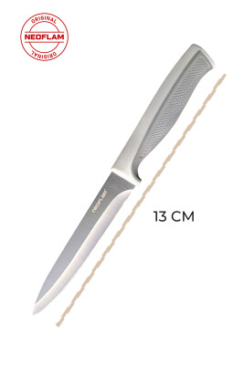 Fika Microban Çok Amaçlı Bıçak 13Cm, Gri - 3