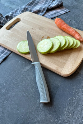 Fika Microban Çok Amaçlı Bıçak 13Cm, Gri - 5