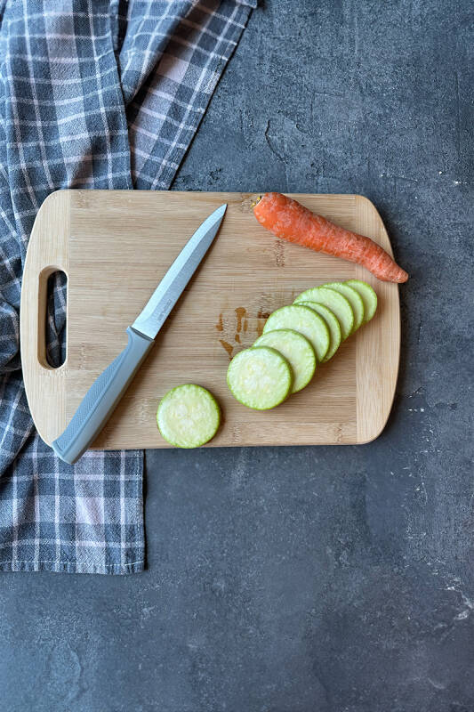 Fika Microban Çok Amaçlı Bıçak 13Cm, Gri - 6