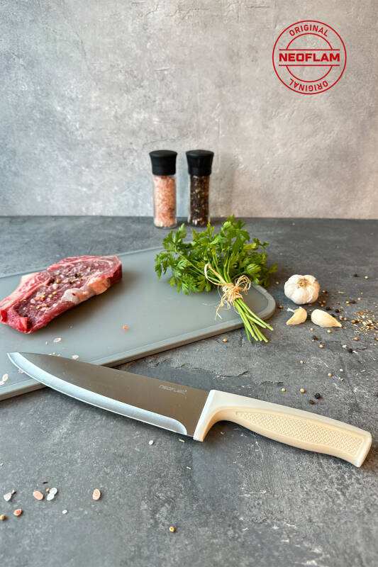 Fika Microban Şef Bıçağı 20 Cm, Bej - 2