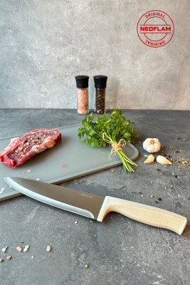 Fika Microban Şef Bıçağı 20 Cm, Bej - Neoflam (1)