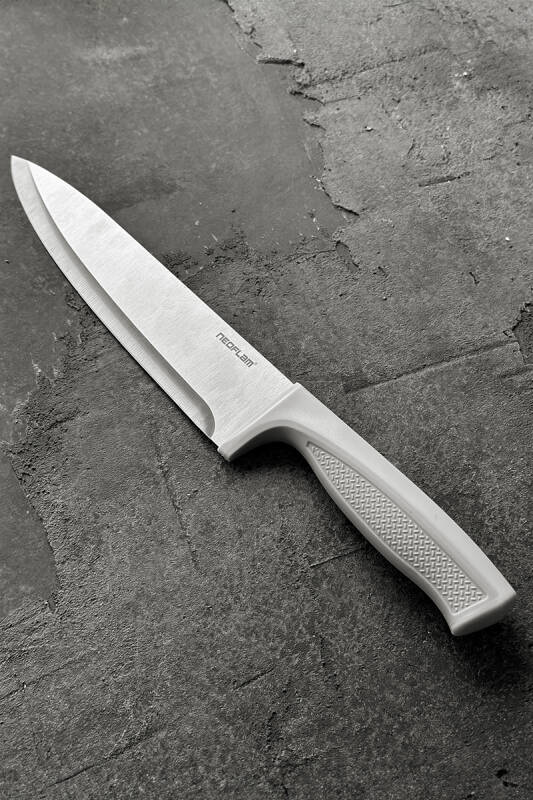 Fika Microban Şef Bıçağı 20 Cm, Gri - 2