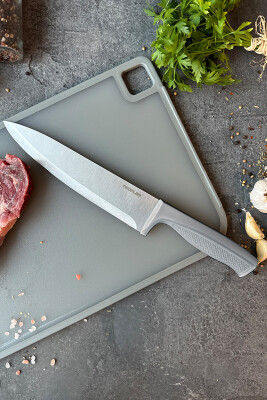 Fika Microban Şef Bıçağı 20 Cm, Gri - 4