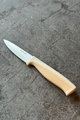 Fika Microban Soyma Bıçağı 8 Cm, Bej - Neoflam