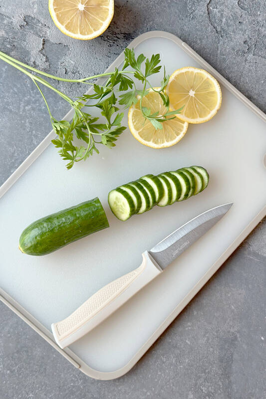 Fika Microban Soyma Bıçağı 8 Cm, Bej - 5