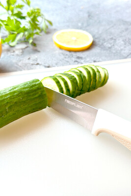 Fika Microban Soyma Bıçağı 8 Cm, Bej - 7