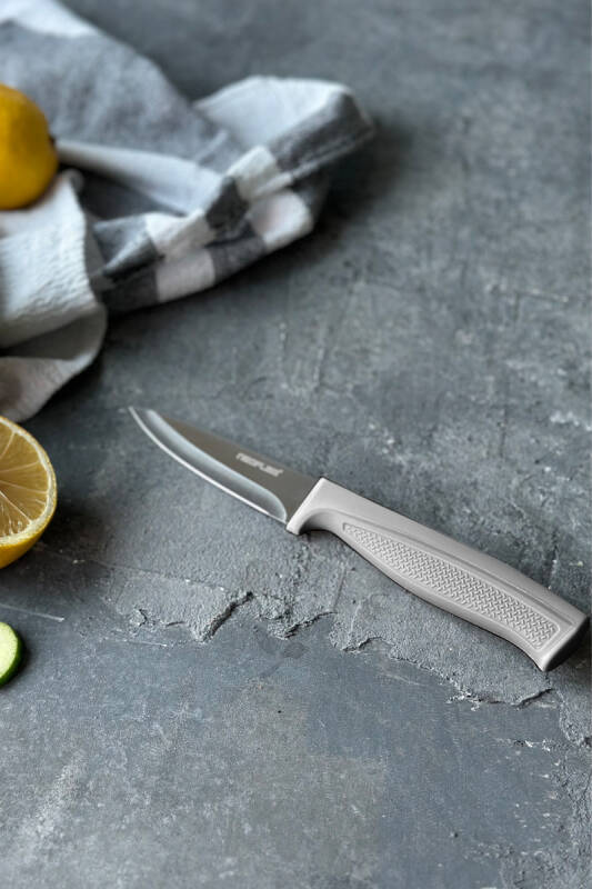 Fika Microban Soyma Bıçağı 8Cm, Gri - 5