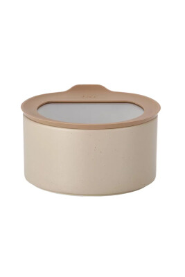 Fika One Seramik Saklama Kabı 1000Ml Bej - Neoflam