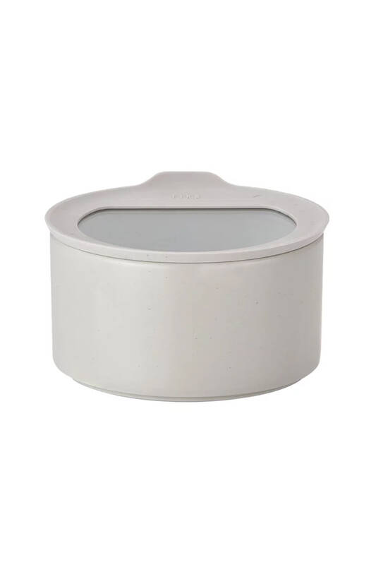 Fika One Seramik Saklama Kabı 1000Ml Buz Beyaz - 1