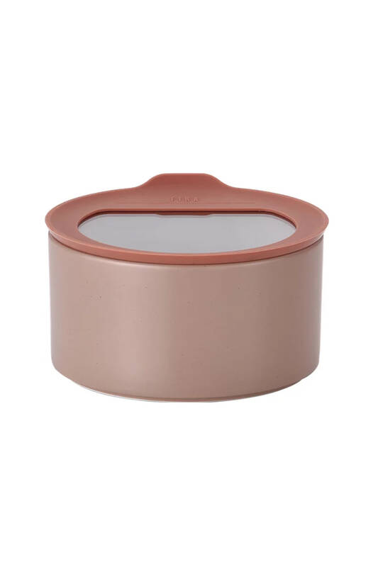 Fika One Seramik Saklama Kabı 1000Ml Pembe - 1