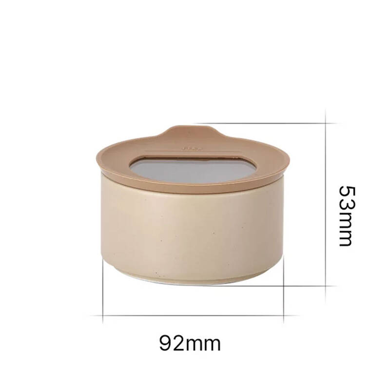 Fika One Seramik Saklama Kabı 200Ml Bej - 2