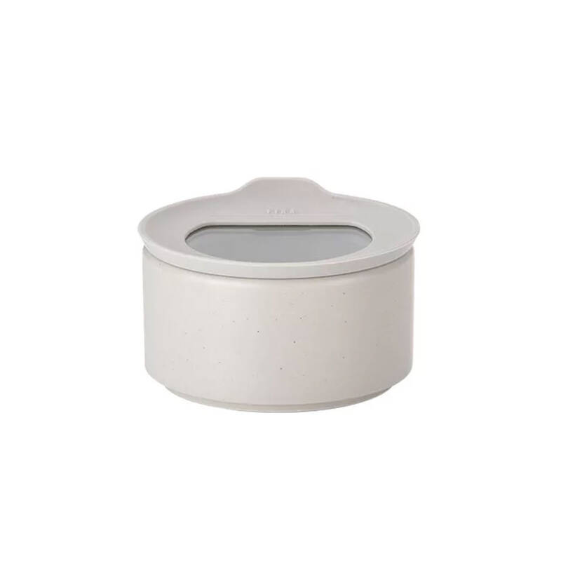 Fika One Seramik Saklama Kabı 200Ml Buz Beyaz - 1