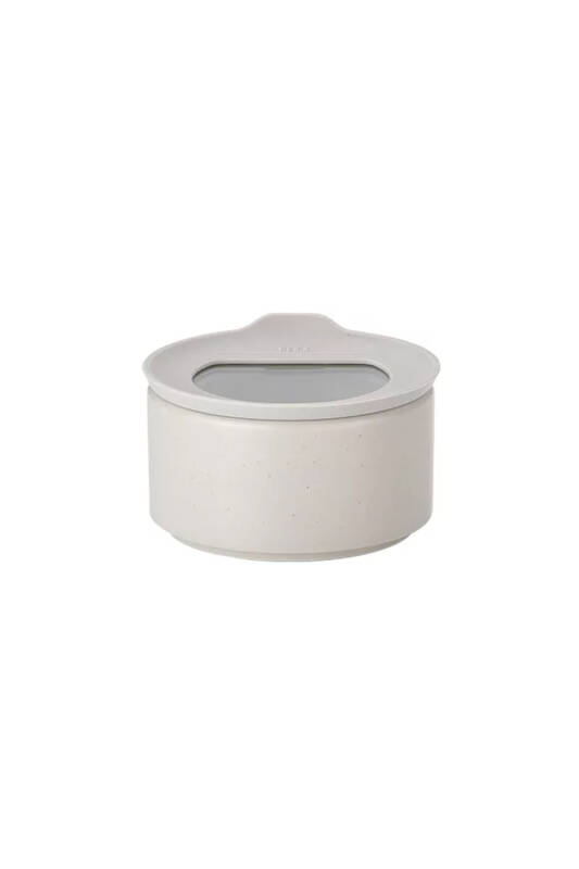 Fika One Seramik Saklama Kabı 200Ml Buz Beyaz - 1