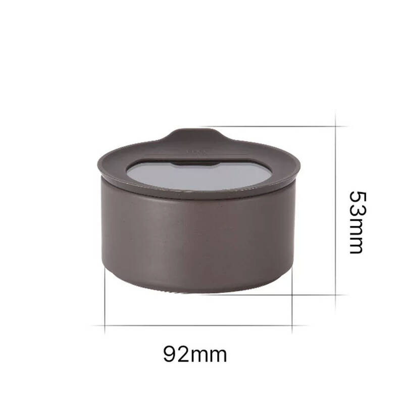 Fika One Seramik Saklama Kabı 200Ml Gri - 2