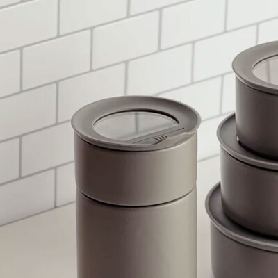 Fika One Seramik Saklama Kabı 200Ml Gri - 4