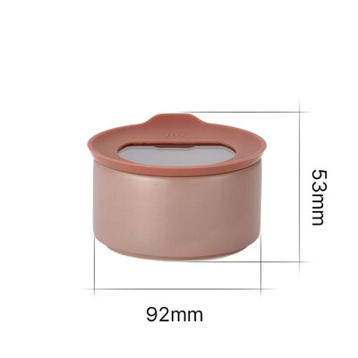 Fika One Seramik Saklama Kabı 200Ml Pembe - 2