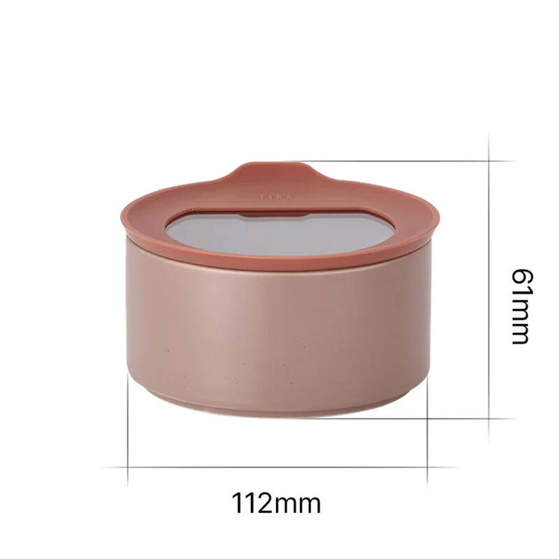 Fika One Seramik Saklama Kabı 420Ml Pembe - 2