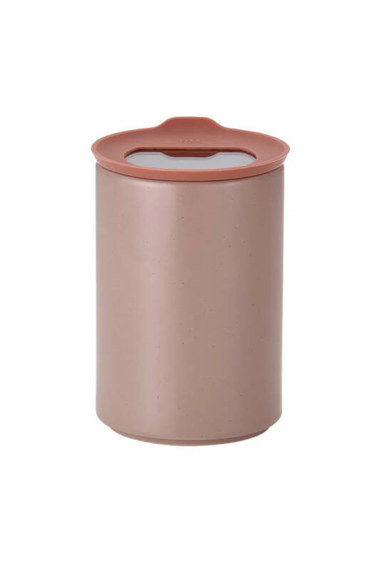 Fika One Seramik Saklama Kabı 650Ml Pembe - 1