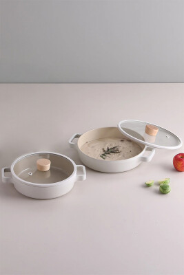 Fika Sahan Set 2'li 20-22 CM - Bej - Neoflam