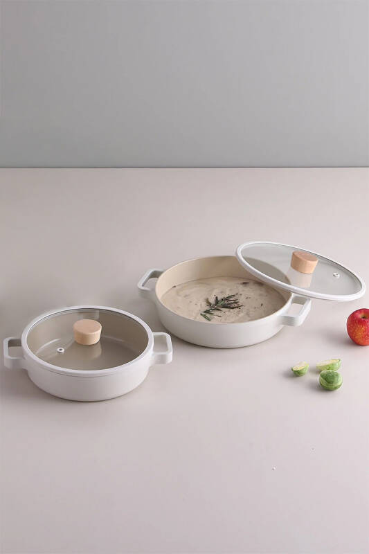 Fika Sahan Set 2'li 20-22 CM - Bej - 1