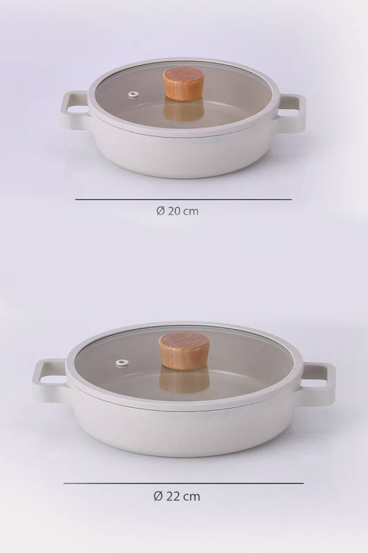 Fika Sahan Set 2'li 20-22 CM - Bej - 3