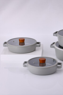 Fika Sahan Set 2'Li 20-22Cm Gri - Neoflam