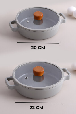 Fika Sahan Set 2'li 20-22 CM - Gri - 3