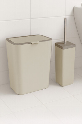 Flip 2'li Banyo Seti - Bej - 4