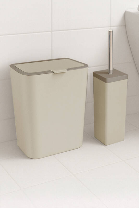 Flip 2'li Banyo Seti - Bej - 4