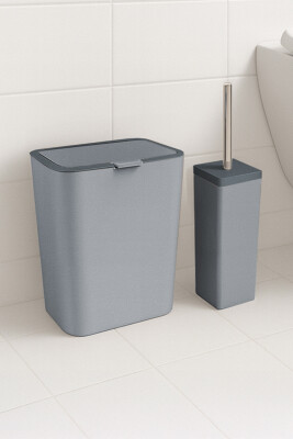 Flip 2'li Banyo Seti - Gri - 5