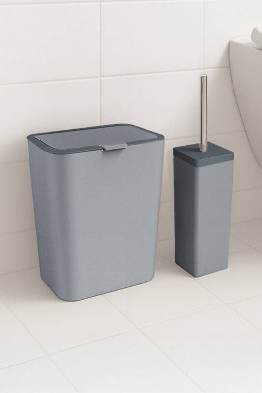 Flip 2'li Banyo Seti - Gri - 5