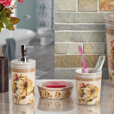 Flor 3'Lü Banyo Seti - Primanova