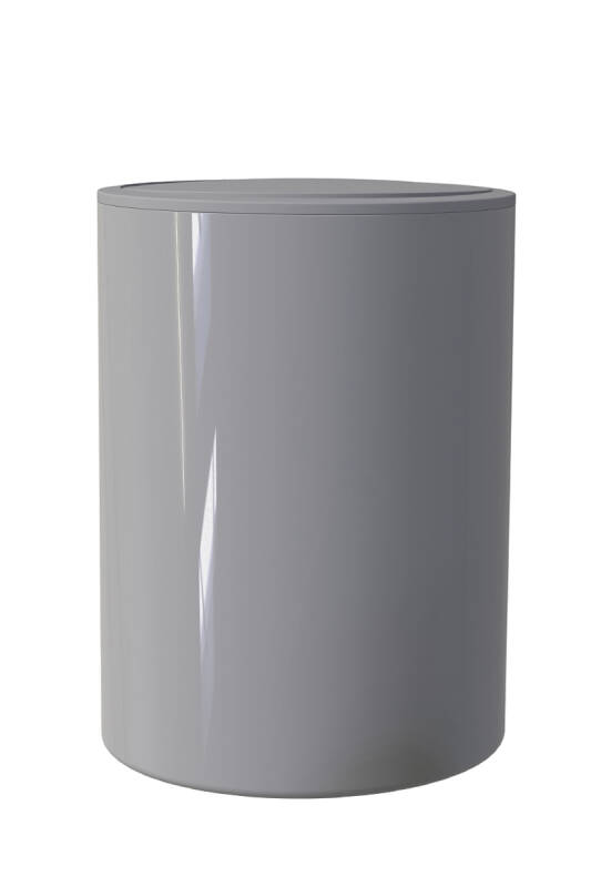 Flores Banyo Seti + Yapışkanlı Raf - Gri - 5