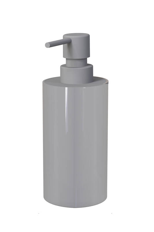 Flores Banyo Seti + Yapışkanlı Raf - Gri - 7