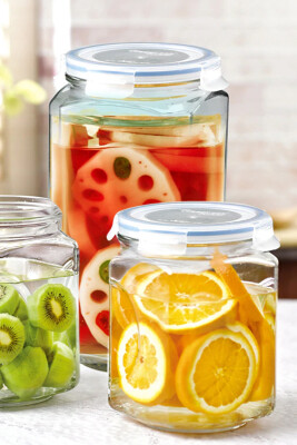 Glasslock Kare Cam Kavanoz 1500 Ml - 4