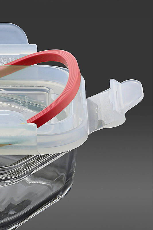 Glasslock Kare Cam Saklama Kabı - 2600 Ml - 6