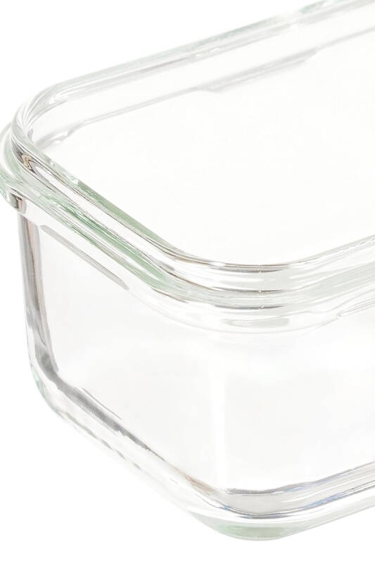 Glasslock Konik Dikdörtgen Cam Saklama Kabı 1700 Ml - 6