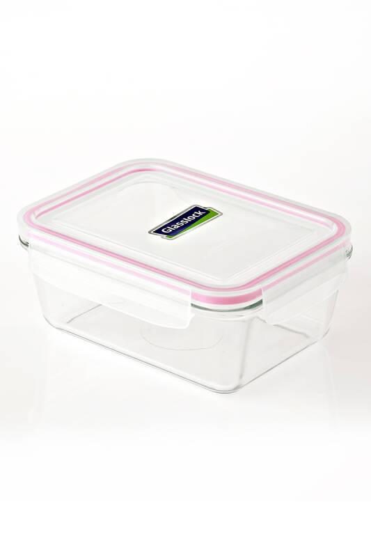 Glasslock Konik Dikdörtgen Cam Saklama Kabı - 980 ML - 1