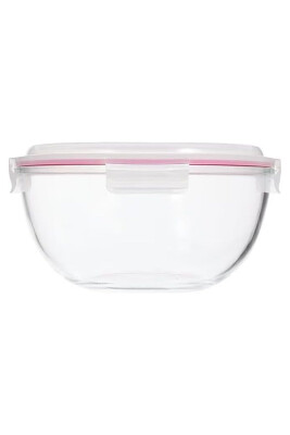 Glasslock Yuvarlak Cam Saklama Kabı - 1000 ML - 2